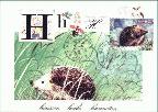 Carte-maximum : h�risson (35 k)